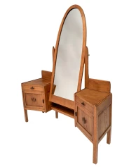 Art Deco Amsterdamse School Dressing Table or Vanity by J.J. Zijfers, 1920s